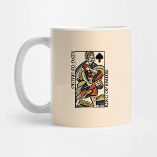 Original Standard Character of Playing Card King of Spades Mug